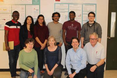 Graduate students and faculty of the Memorial University Biophysics Group, St. John's, Canada