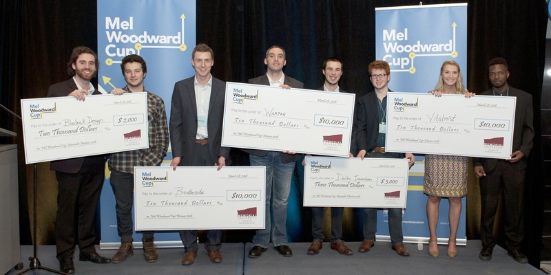 The winning student entrepreneurs. Submitted photo