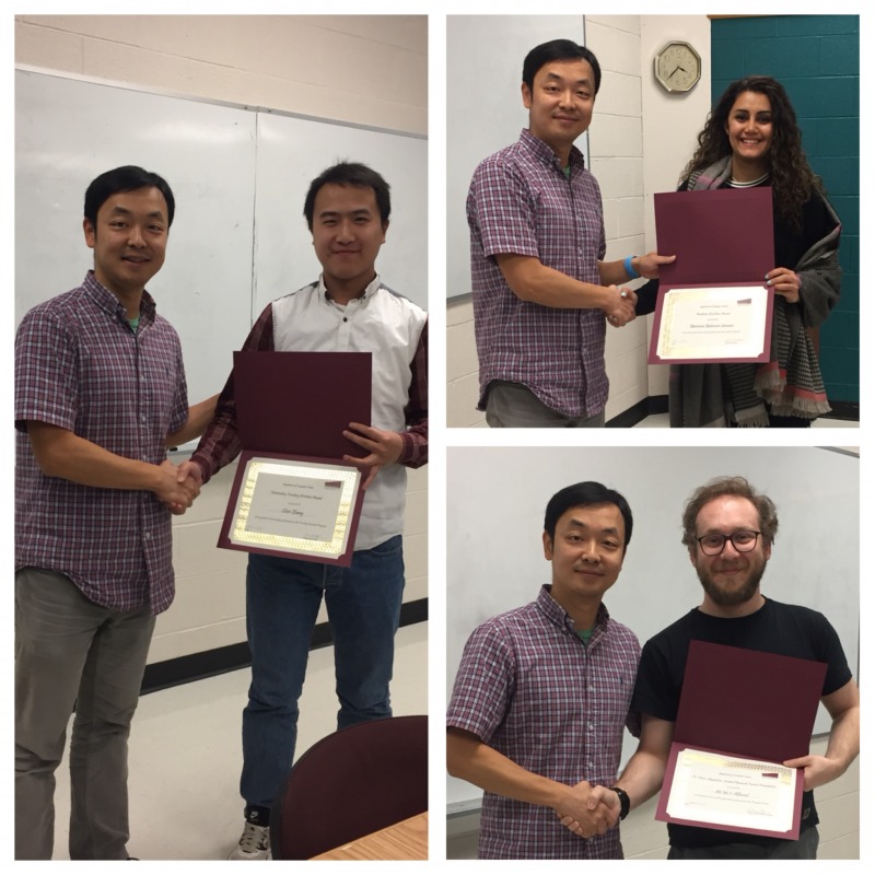Graduate Student Award Recipients