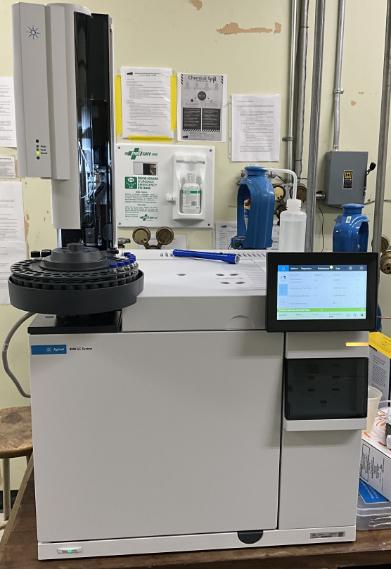 Agilent 8890 GC FID  Equipped with a 7650 auto sampler