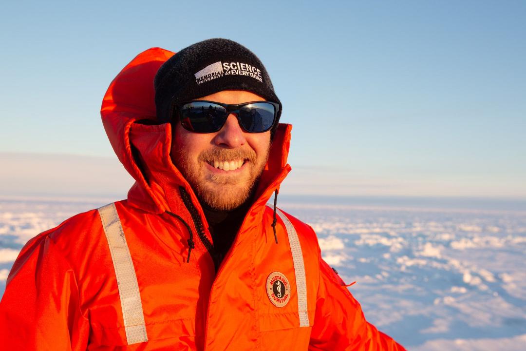 Dr. John Jamieson on a research cruise