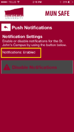 Ensure Notifications are Enabled