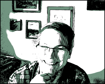 Ailsa Craig smiles from her home office.