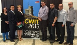 Committee members from left are Lori Hogan, Dr. Weimin Huang, Dr. Octavia Dobre, Brian Kidney, Dr. Jonathan Anderson and Geoff Holden.