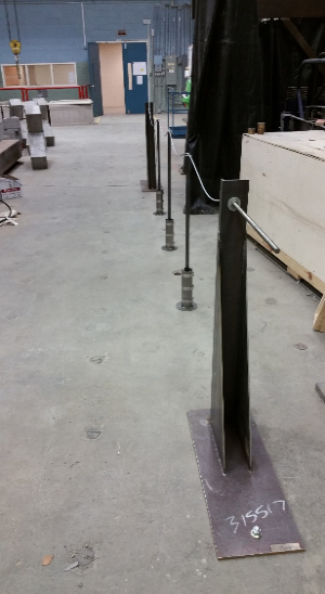 Reduced-Scale Electrical Pole Line