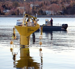SeaDragon during tests in Holyrood Arm, Newfoundland. Photo: Andrew Menchions, AOSL, Memorial University of Newfoundland.