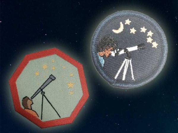 astronomer badges for Guides and Scouts