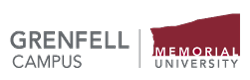 Just the institutional logo for Grenfell Campus