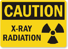 Xray caution graphic