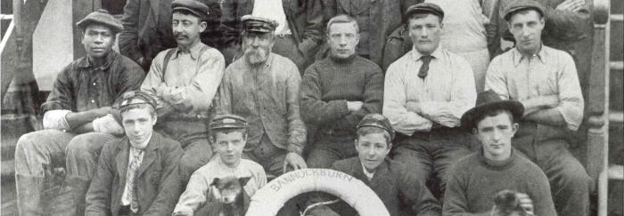 Graduate Studies in Maritime History (Crew of the Bannockburn, c1891 © Maritime History Archive. MUN)