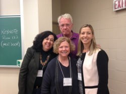 Dr. Michelle Kilborn (far right) and guests at the IAACS Conference in Ottawa