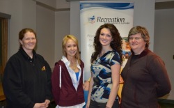 2013 recipients of the scholarship for recreation students offered by Recreation Newfoundland and Labrador