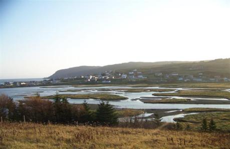 A view of the Place from across the River 