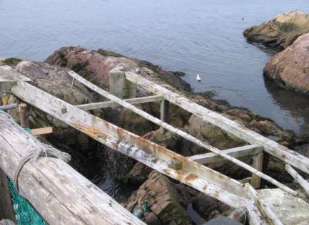 Charlie Pearcey's Twine Store, exterior dock 