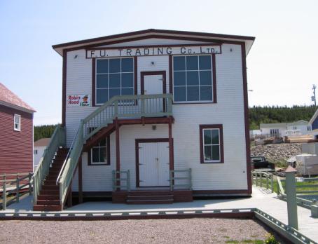Fogo Union Museum from the water side, Seldom-Come-By 