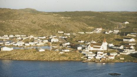 Vew of the town of Fogo from Brimstone Head, Town of Fogo 