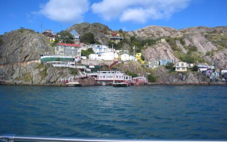 View of the Battery from Boat in Harbour
