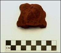 Roof tile fragment, probably Basque