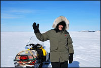 Mario Blaser on the way to Indian Harbour