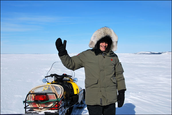 Mario Blaser on the way to Indian Harbour