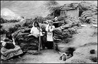 Another sod house