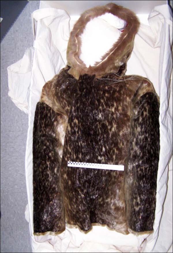 Sealskin coat purchased from the home of Lydia and Daniel Campbell