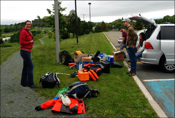 Crew leaving Queen's