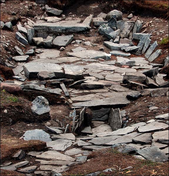 Inuit house floor