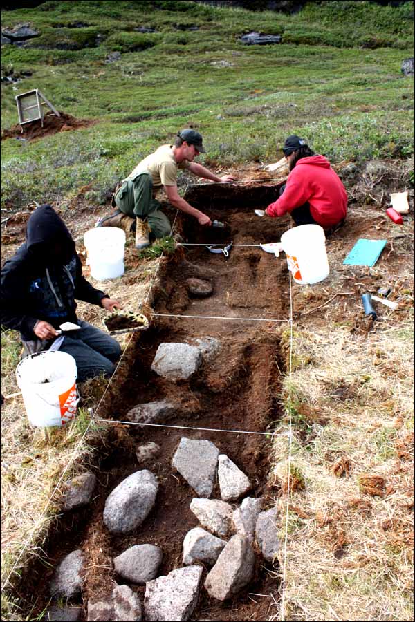 Mikak's House Black Island Archaeological Site of Amelia Fay