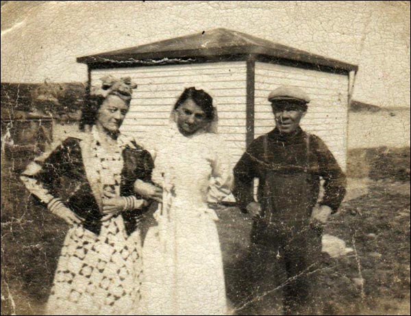 Janet Reeves on her wedding day, n.d.