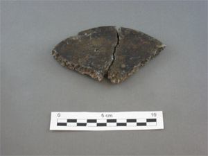 Soapstone Lamp Fragment