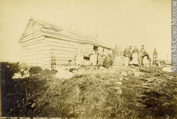 Newfoundland settlers, Cartwright, Labrador, NL, ca. 1885
