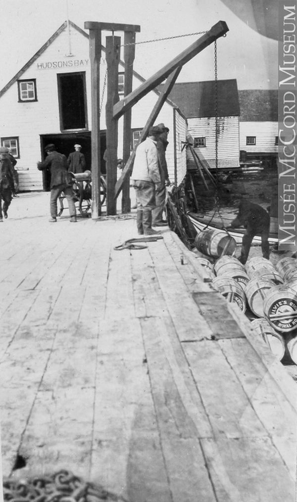 Transporting supplies at Cartwright, Labrador, NL, 1922