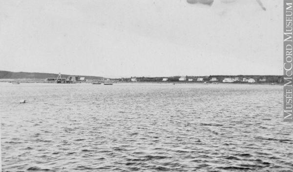 Distant view of Cartwright, Labrador, NL, 1923