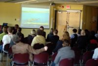 Audience enjoying movie The People of NunatuKavut