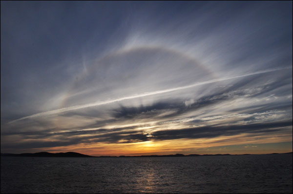 Beautiful sunset, Sandwich Bay