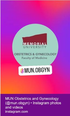 Obs and Gyn Instagram graphic button