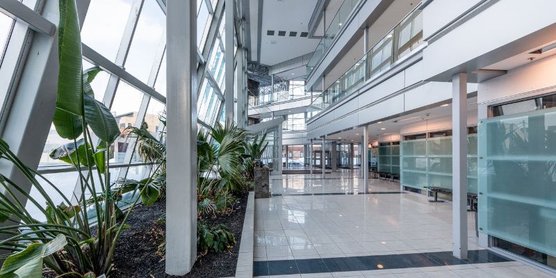 Bruneau Building Atrium