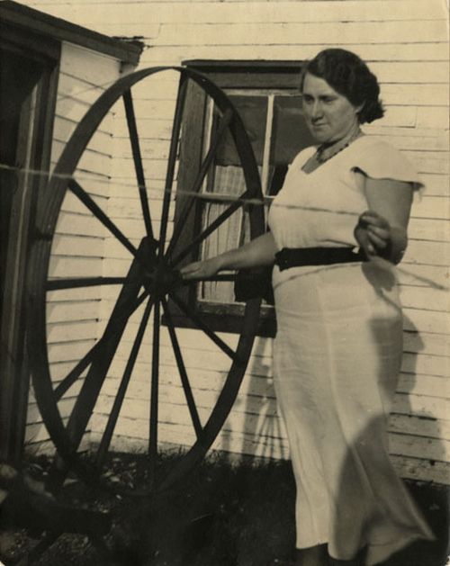 alice boland spinning outside her house