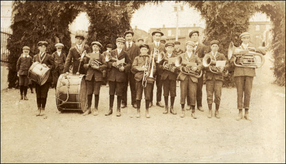 “Elliston Band” [Elliston Band at Port Union, possibly to welcome 