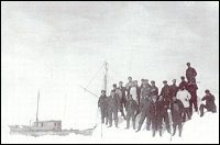 Hommes de Port Union à la chasse aux phoques.