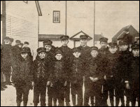 Elliston Band, assemblée de 1912.