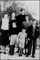 Henry et Elizabeth Gregory et leur famille