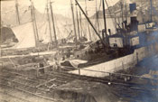 Vessels at dock, Job Brothers & Co. premises, north side, St. John's harbour