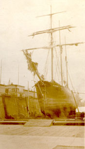 Vessel "Alembic" on dock, June 7th