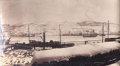 Harbour view in February from Job Brothers & Co. premises, north side, St. John's