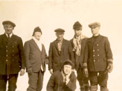 Group of six men
