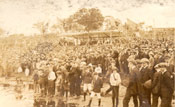 Crowd scene at the Regatta during Sir Douglas Haig's visit