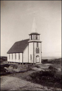 Bragg's Island church