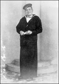 Fred Best of Merasheen, Placentia Bay in his naval uniform